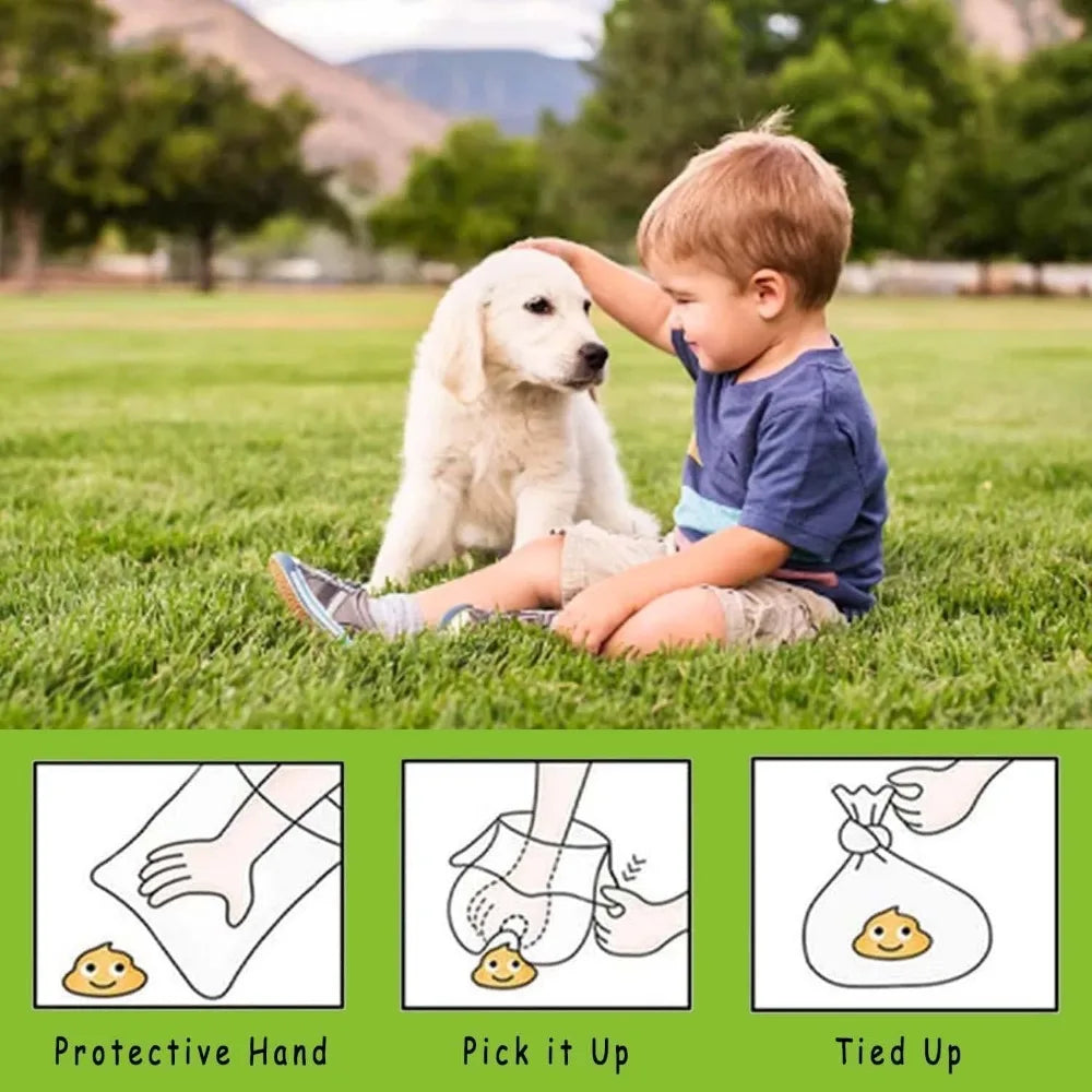 300 Unscented Dog Poop Bags 12.5x9in - Premium Quality - Durable Design - Comfor | Fast Shipping from USA