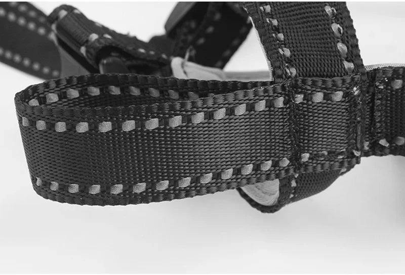 Safe and Non-toxic Pet Muzzle for Medium Large Dogs Reflective Big Dog Basket Mask Anti Barking Alaskan Hound mascotas Supplies