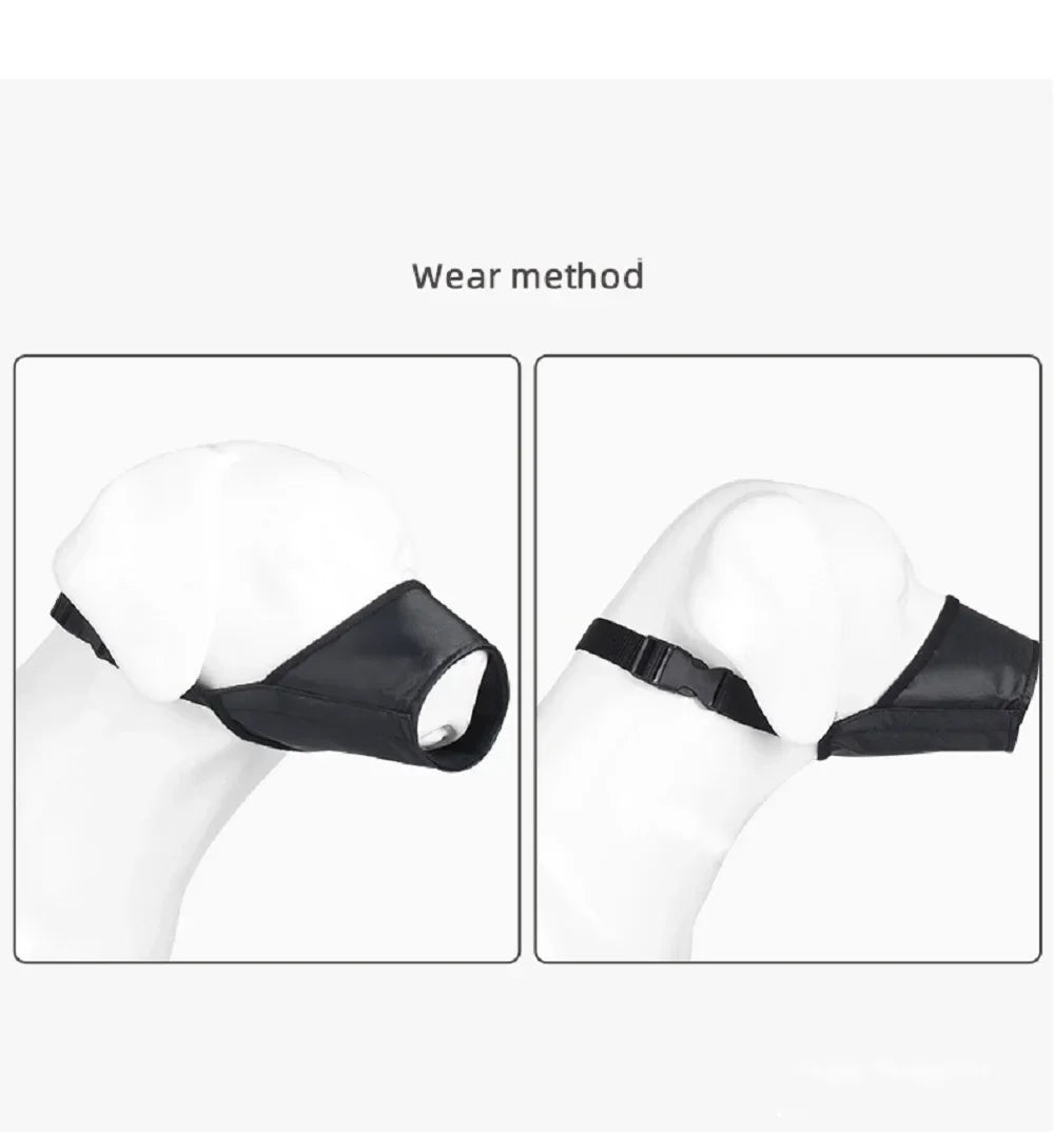 Dog Muzzles for Small Medium Large Dogs Soft Nylon Muzzle with Safety Buckle Puppy Muzzle Stop Biting Barking Dog Accessories