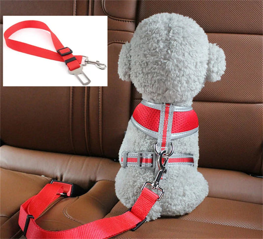 1-Piece Cat Dog Car Seat Belt for Universal Safety Buckle Adjustable Safety Rope Dog Car Seat Belts Dog Accessoires