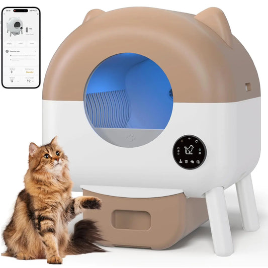 Large Self-Cleaning Litter Box for Multiple Dog & Cats - Premium Quality - Durab | Fast Shipping from USA