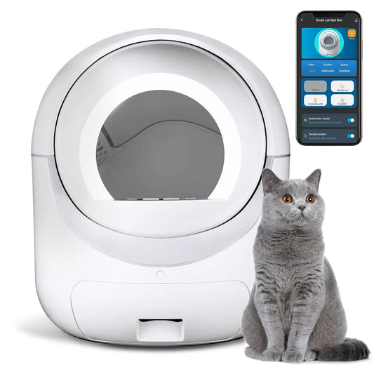 App-Control Self Cleaning Dog & Cat Litter Box - Premium Quality - Durable Desig | Fast Shipping from USA