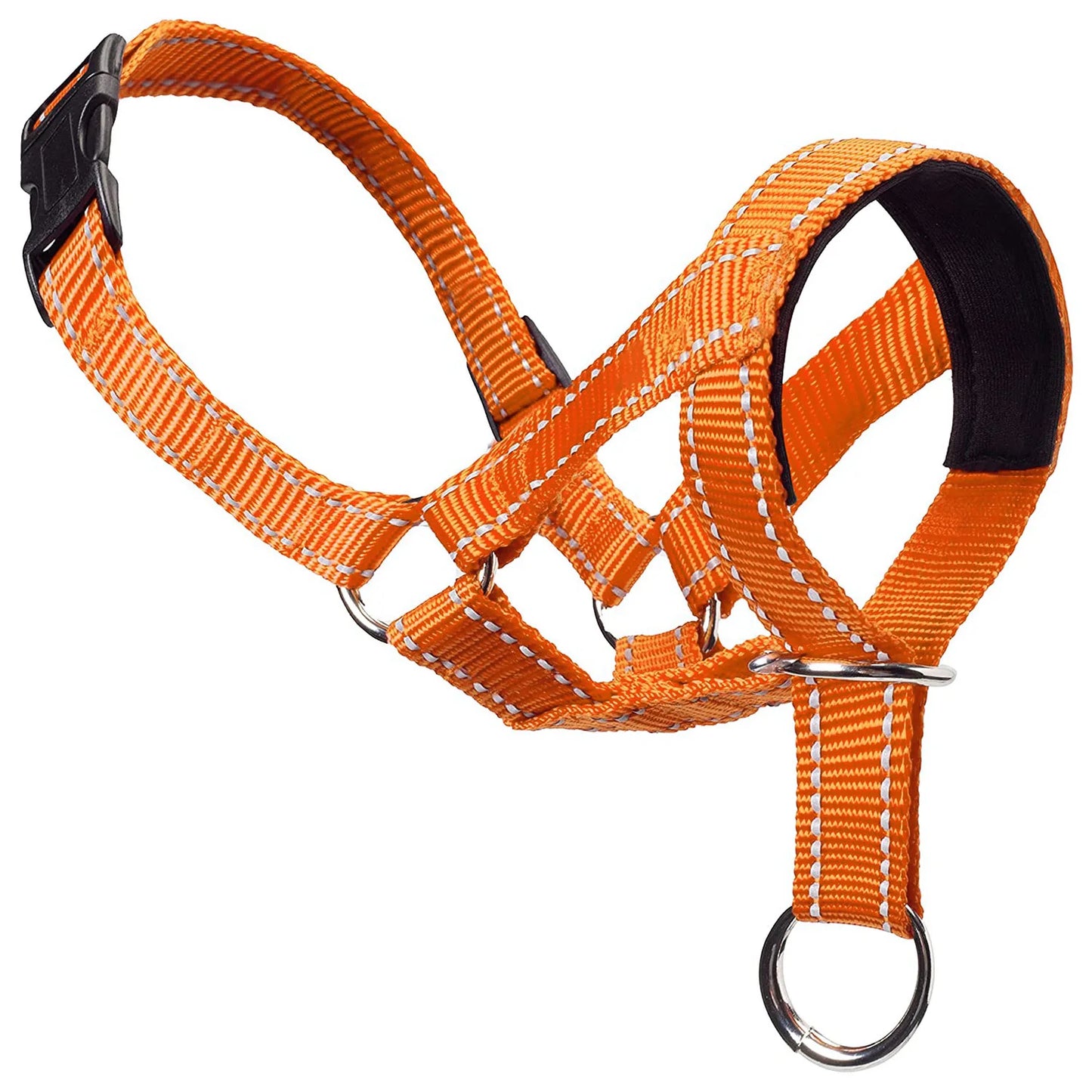 Quick-release Dog Muzzle for Dog Head Halter Muzzle with Safety Strap Anti-biting Dog Muzzle To Stop Dog Pulling on the Leash