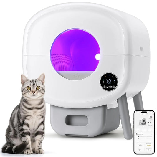 Large Automatic Self-Cleaning Dog & Cat Litter Box - Premium Quality - Durable D | Fast Shipping from USA
