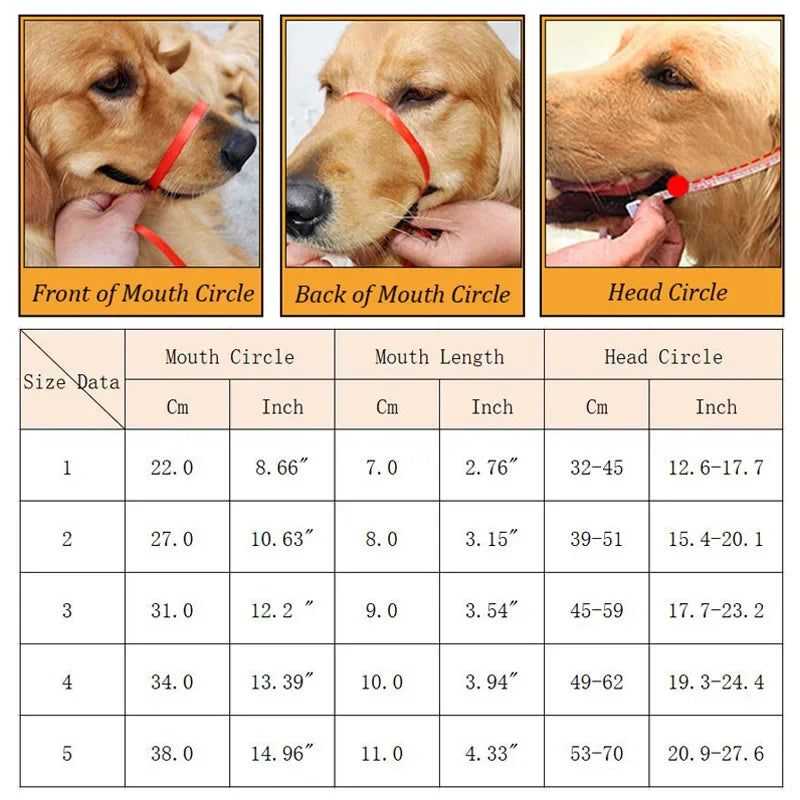 Safe and Non-toxic Pet Muzzle for Medium Large Dogs Reflective Big Dog Basket Mask Anti Barking Alaskan Hound mascotas Supplies