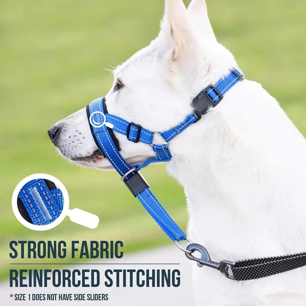 New Nylon Portable Dog Muzzle Rope, Dog Cage Head Anti-Bite Pet Large Dog Mask, Pet factory Wholesale
