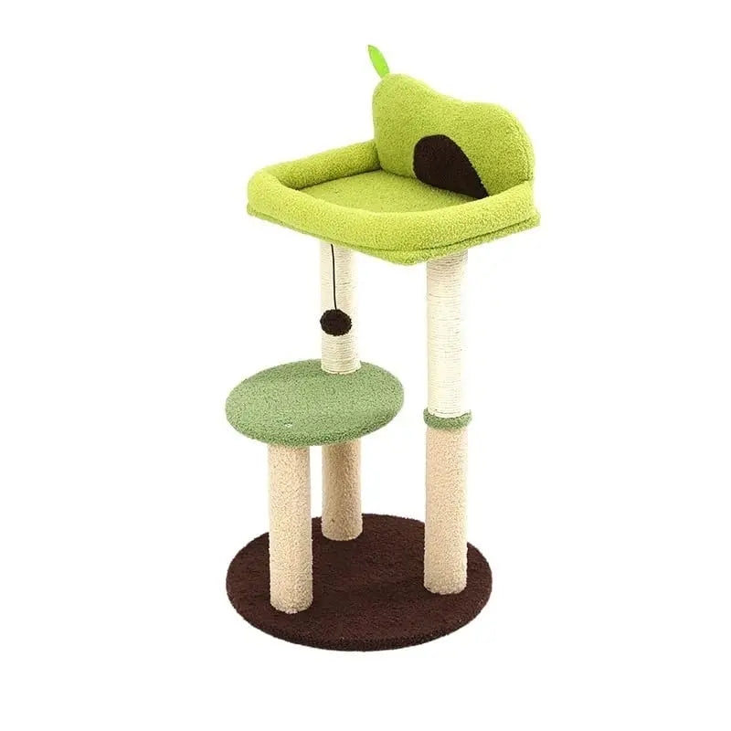 Cat Tree Cat Tower Avocado Climbing Frame Large Multi Layer Climbing Frame Litter Tree Stable Customized