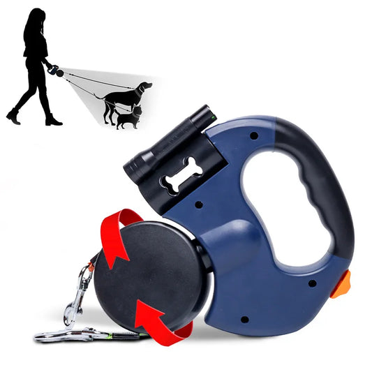 Dog Leash, Retractable for Recall Training