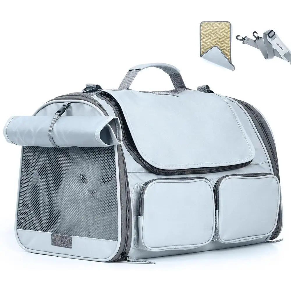 Pet Carrier Washable Breathable Nylon for Dogs & Cats - Travel Support