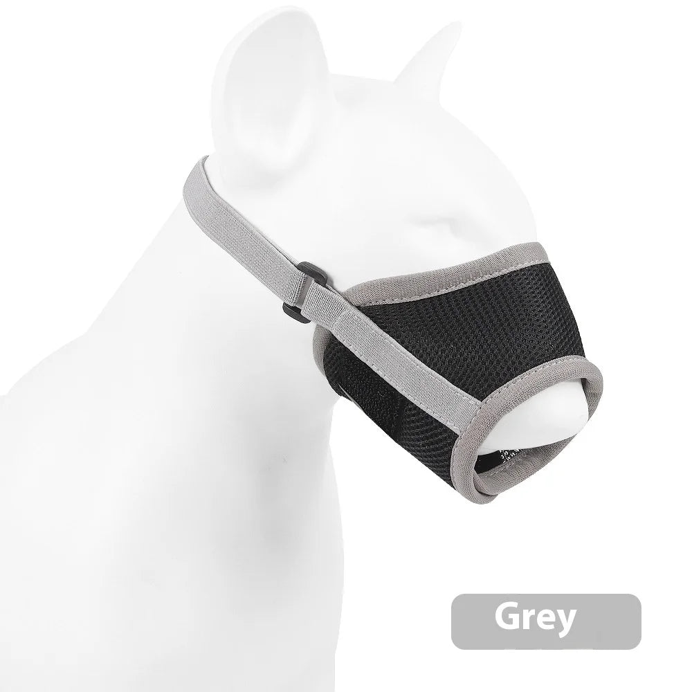 Comfortable Breathable Adjustable Dog Muzzle Anti-Bite Anti-Eating Pet Muzzle for Small Medium Large Dogs Allows Drinking