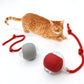 Interactive Dog Toys Usb C Rechargeable Pet Interactive Toys Electric Cats Ball Automatic Rolling Fake Tail Ball Dog &