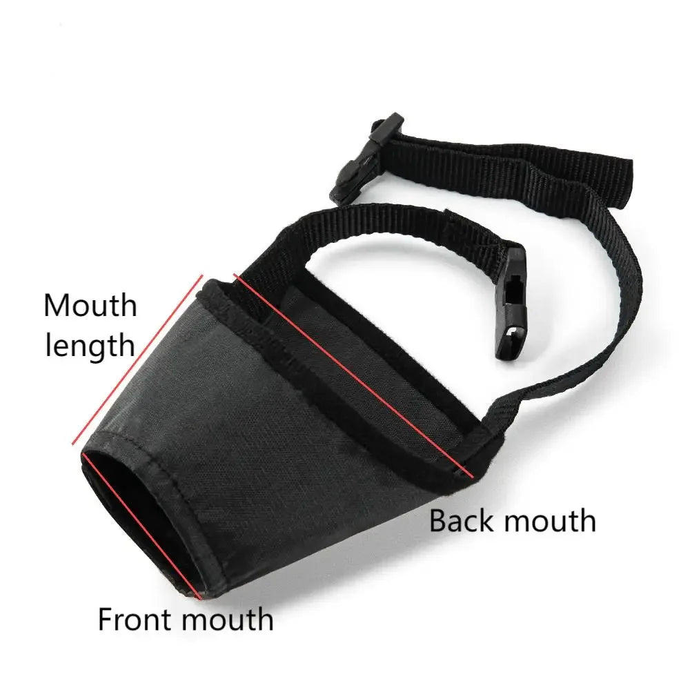 Dog Muzzles for Small Medium Large Dogs Soft Nylon Muzzle with Safety Buckle Puppy Muzzle Stop Biting Barking Dog Accessories