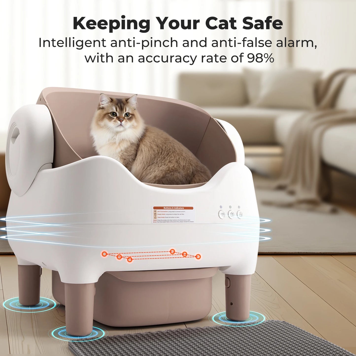 Self-Cleaning Dog & Cat Litter Box with App Control - Premium Quality - Durable  | Fast Shipping from USA