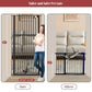 Extra Tall Pressure-Mounted Pet Gate with Cat | Fast Shipping from USA
