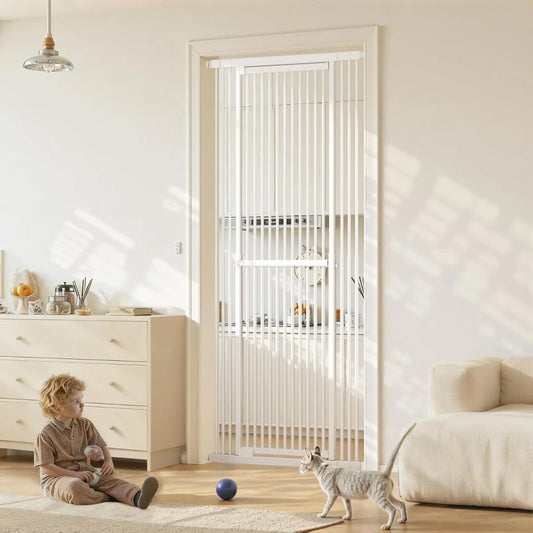 Gardner Extra Tall Adjustable Dog & Cat Gate with - Premium Quality - Durable De | Fast Shipping from USA