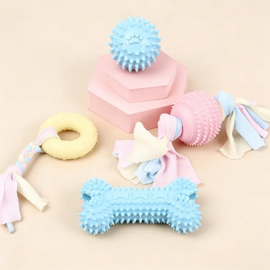 1Pc TPR Dog Chew Toys Squeaky Molar - Premium Quality - Durable Design - Comfort | Fast Shipping from USA