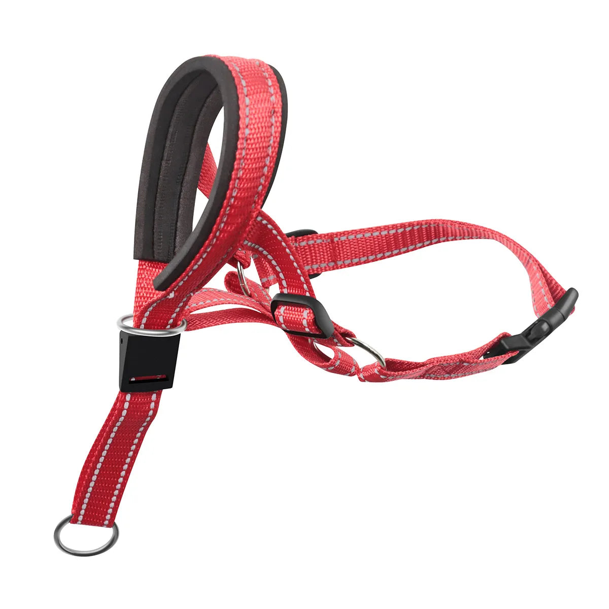 Quick-release Dog Muzzle for Dog Head Halter Muzzle with Safety Strap Anti-biting Dog Muzzle To Stop Dog Pulling on the Leash