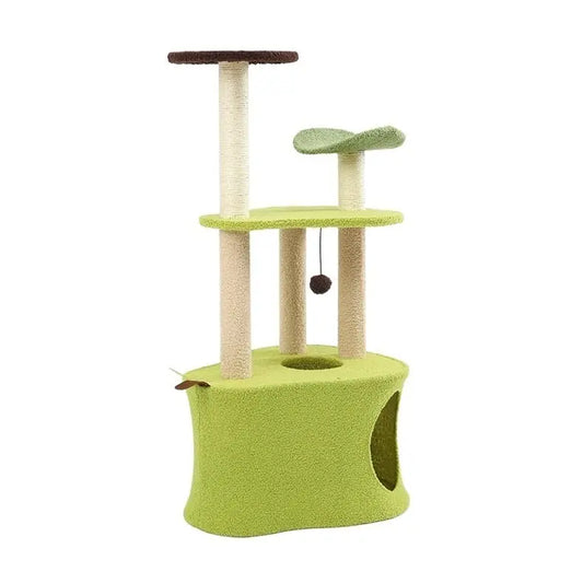 Cat Tree Cat Tower Avocado Climbing Frame Large Multi Layer Climbing Frame Litter Tree Stable Customized