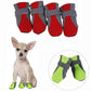 Pet Dog Shoes Breathable Waterproof Outdoor Walking Net Soft Summer Pet Shoes Night Safe Reflective Boots For Small