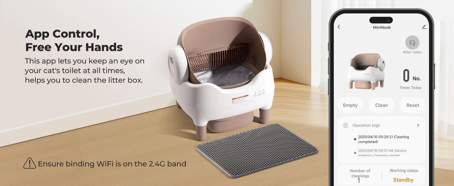 Self-Cleaning Dog & Cat Litter Box with App Control - Premium Quality - Durable  | Fast Shipping from USA