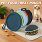 1PC Pet Supplies Silicone Dog Food Bag Outdoor Training Dog Training Dog Treat Training Pouch Waterproof Dog Snack