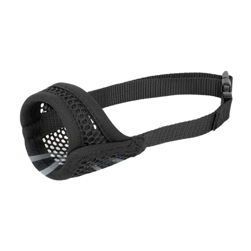 Mesh Muzzle For Short Snout And Small Medium Dogs Anti-Biting, Focus On Brachycephalic Dogs Like Chihuahua Pomeranian
