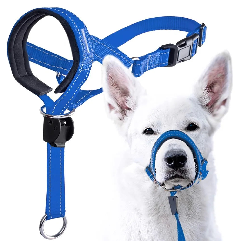 New Nylon Portable Dog Muzzle Rope, Dog Cage Head Anti-Bite Pet Large Dog Mask, Pet factory Wholesale